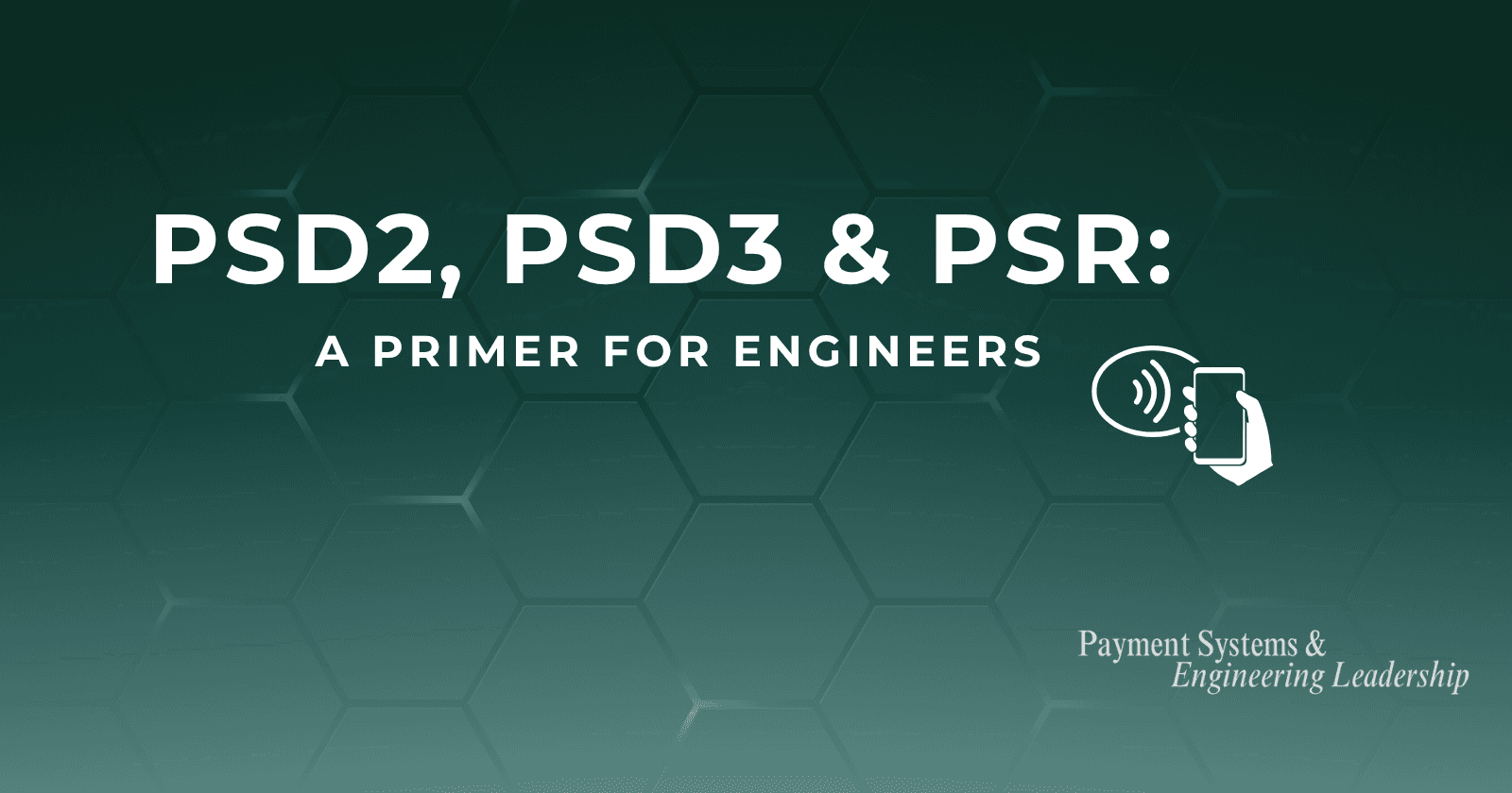 PSD2, PSD3 & PSR: Starting point